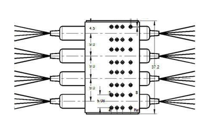 Octo 2×2 Bypass Optical Switches